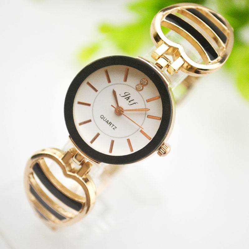 Waterproof bracelet quartz watch for ladies 