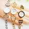 Waterproof bracelet quartz watch for ladies