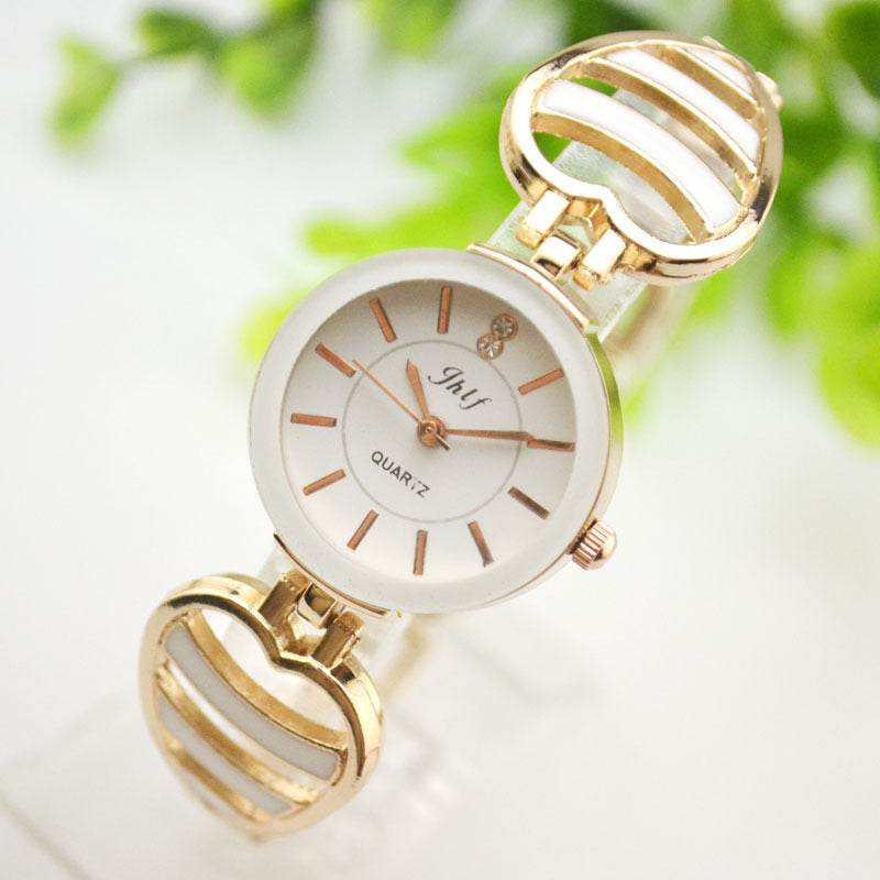 Waterproof bracelet quartz watch for ladies 