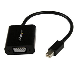 Mini DisplayPort to VGA Adapter, Active Mini DP to VGA Converter, 1080p Video, mDP 1.2 to VGA Monitor Adapter Dongle