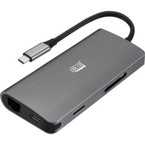 Adesso 8-in-1 USB-C Multi-Port Docking Station (TAA Compliant) 
