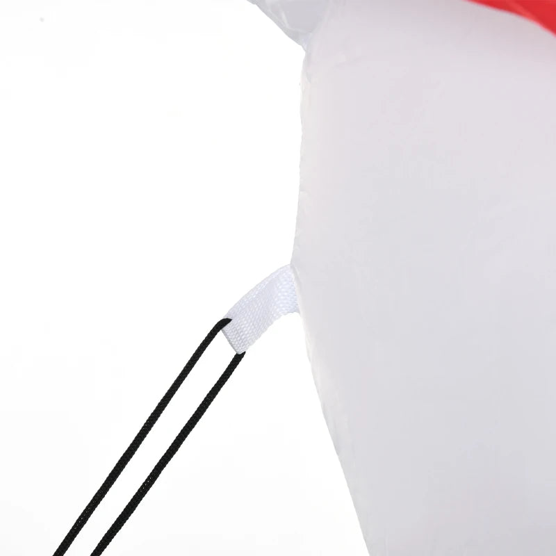 HOMCOM 4FT Inflatable Christmas Snowmen Family, LED Lighted Holiday Blow Up Decoration for Indoor & Outdoor Display 