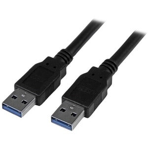 6 ft Black SuperSpeed USB 3.0 (5Gbps) Cable A to A - M/M