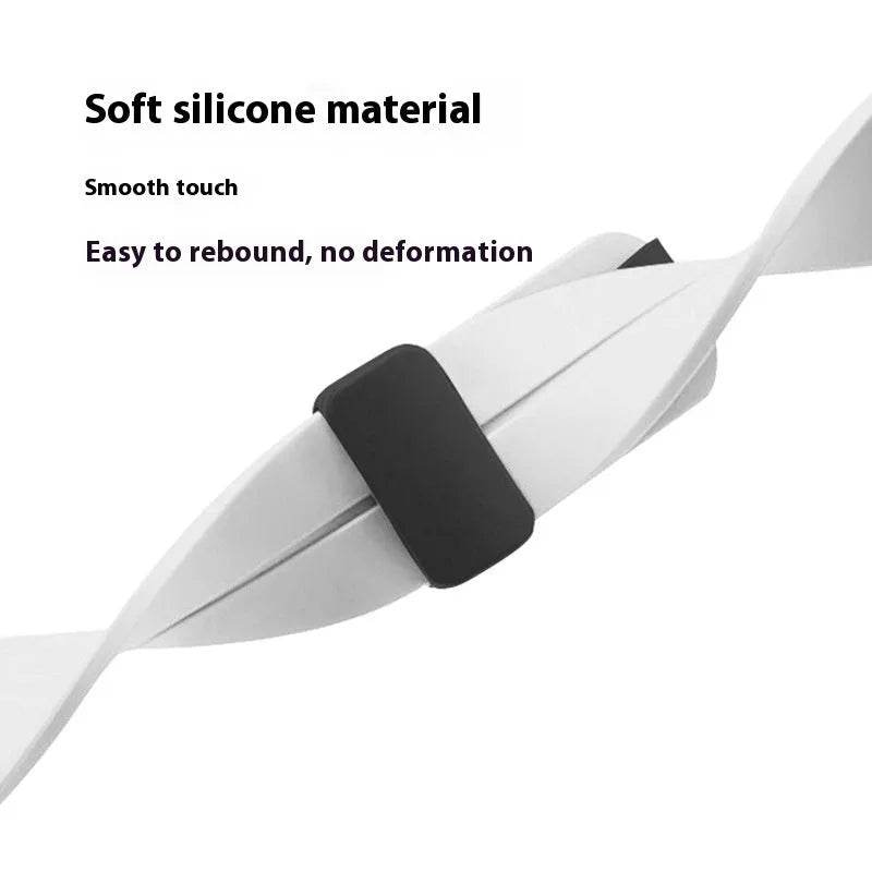 Applicable Watt4 Strap Silicone Magnetic Folding Buckle Watch Band 