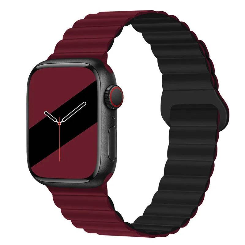 Band Silicone Magnetic Watch Strap 