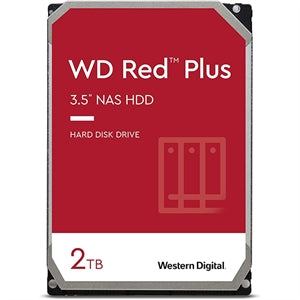 WD Red Plus WD20EFPX 2 TB Hard Drive - 3.5" Internal - SATA (SATA/600) 