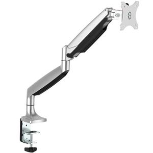 Desk Mount Monitor Arm, Heavy Duty Ergonomic VESA Monitor Arm Single 32" (19.8lb/9kg) Display, Articulating, C-Clamp/Grommet 