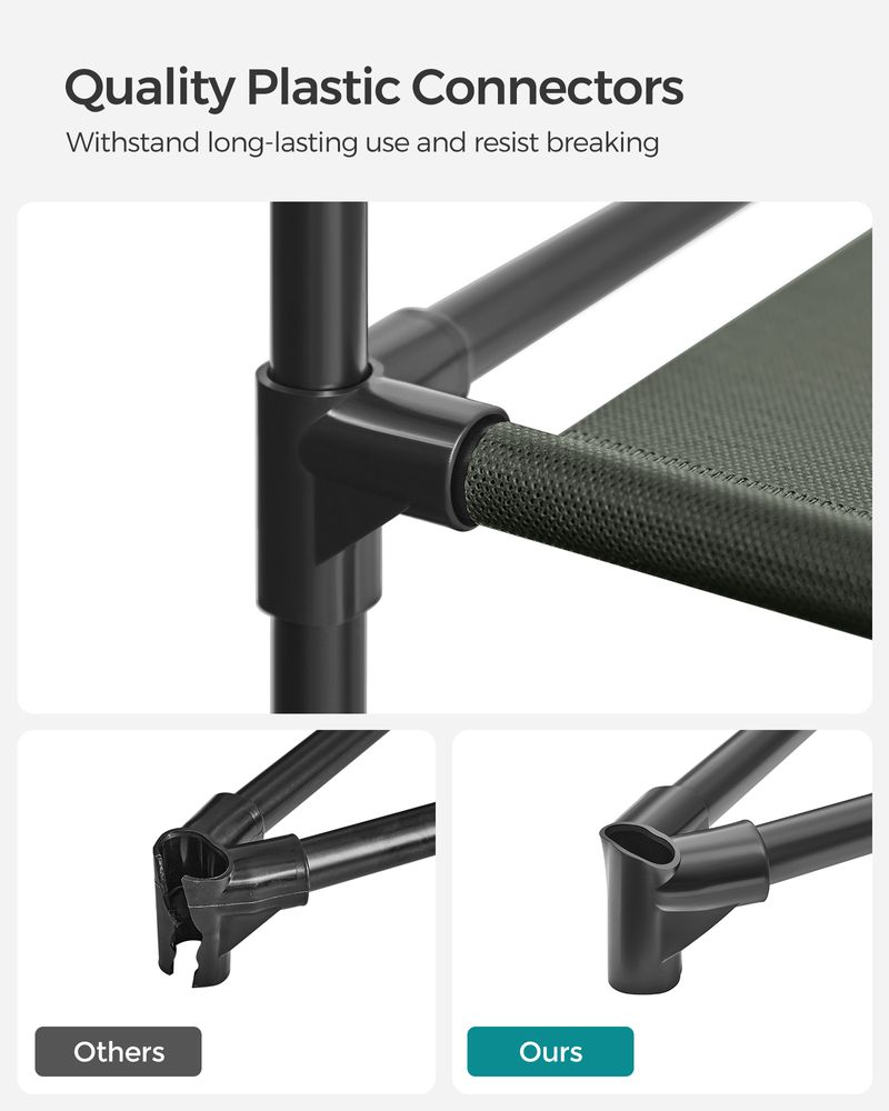 SONGMICS Wardrobe Closet Organizer with Cover 