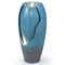 32 Inch Tall Jar Water Fountain with LED Lights and Pump Vintage Ceramic-Look