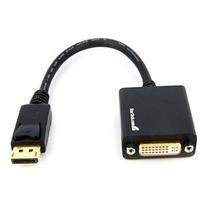 DisplayPort to DVI Adapter, DisplayPort to DVI-D Adapter/Video Converter 1080p, DP 1.2 to DVI Monitor, Latching DP Connector 