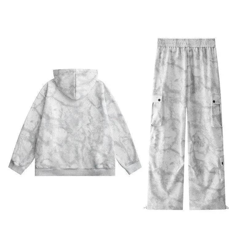 Men's 2 pcs Hoodie set outfit Sweatshirt and Sweatpants 