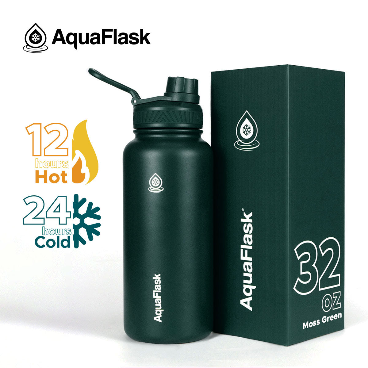 AquaFlask Original Vacuum Insulated Water Bottles 935ml (32oz) 