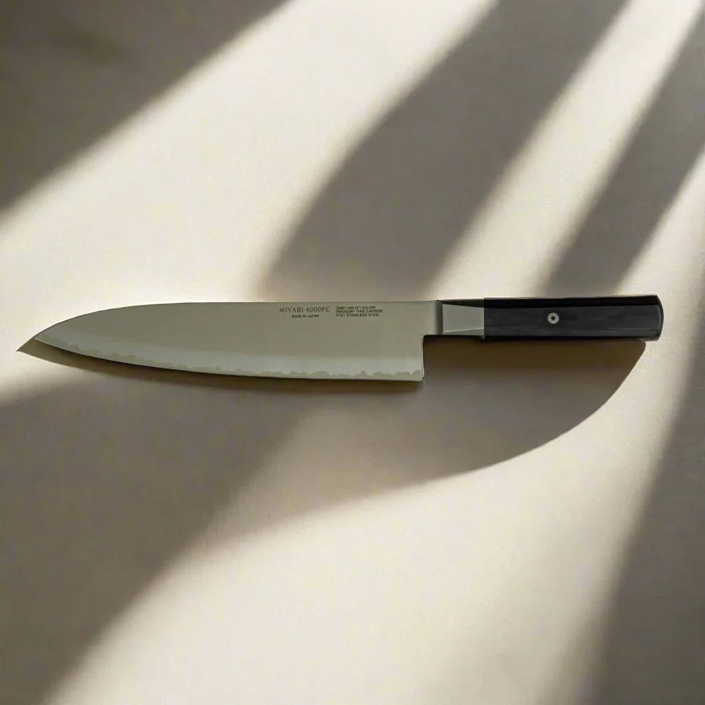 MIYABI 4000 FC 9.5-Inch Gyutoh Knife – Black Handle 