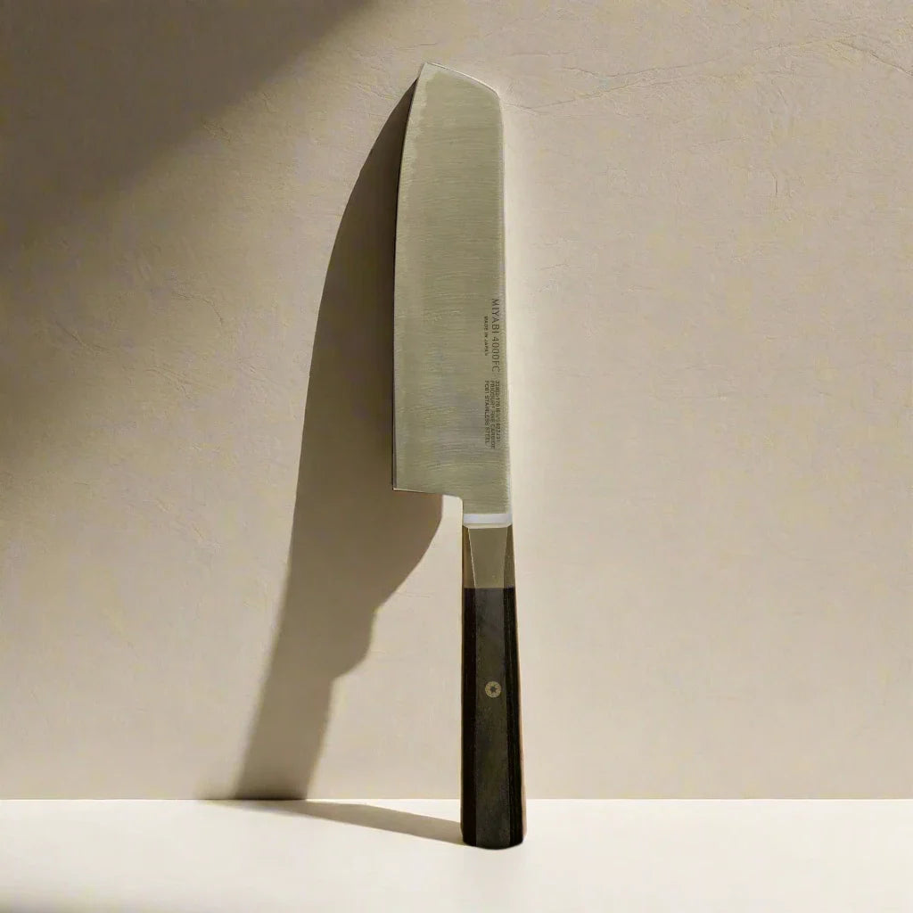 MIYABI 4000 FC 6.5-Inch Nakiri Knife – Black Handle 