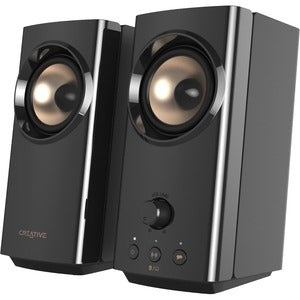 Creative T60 2.0 Bluetooth Speaker System - 30 W RMS - Black 