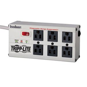 Tripp Lite Isobar Surge Protector Metal 6 Outlet 6' Cord 3330 Joules 