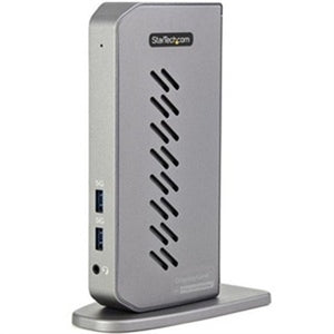 USB-C USB-A Dock - Hybrid Universal USB 3.0 Laptop Docking Station - Dual Monitor 4K 60Hz HDMI/DisplayPort - 6xUSB Type-A/GbE 