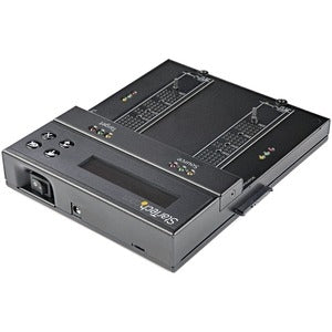 Standalone Dual Bay M.2 SATA/NVMe Duplicator/Eraser, HDD/SSD Cloner/Wiper, M.2 PCIe/AHCI, Hard Drive Sanitizer/Copier, TAA