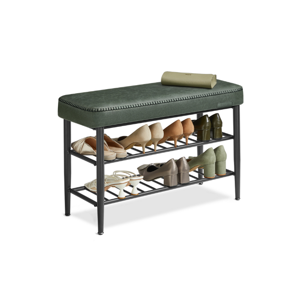 VASAGLE EKHO Collection - Shoe Bench with Metal Shelves 