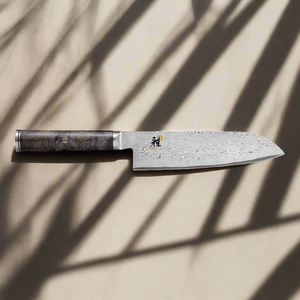 MIYABI 5000 MCD 67 7-Inch Santoku Knife – 132 Layers of Steel, HRC 66 