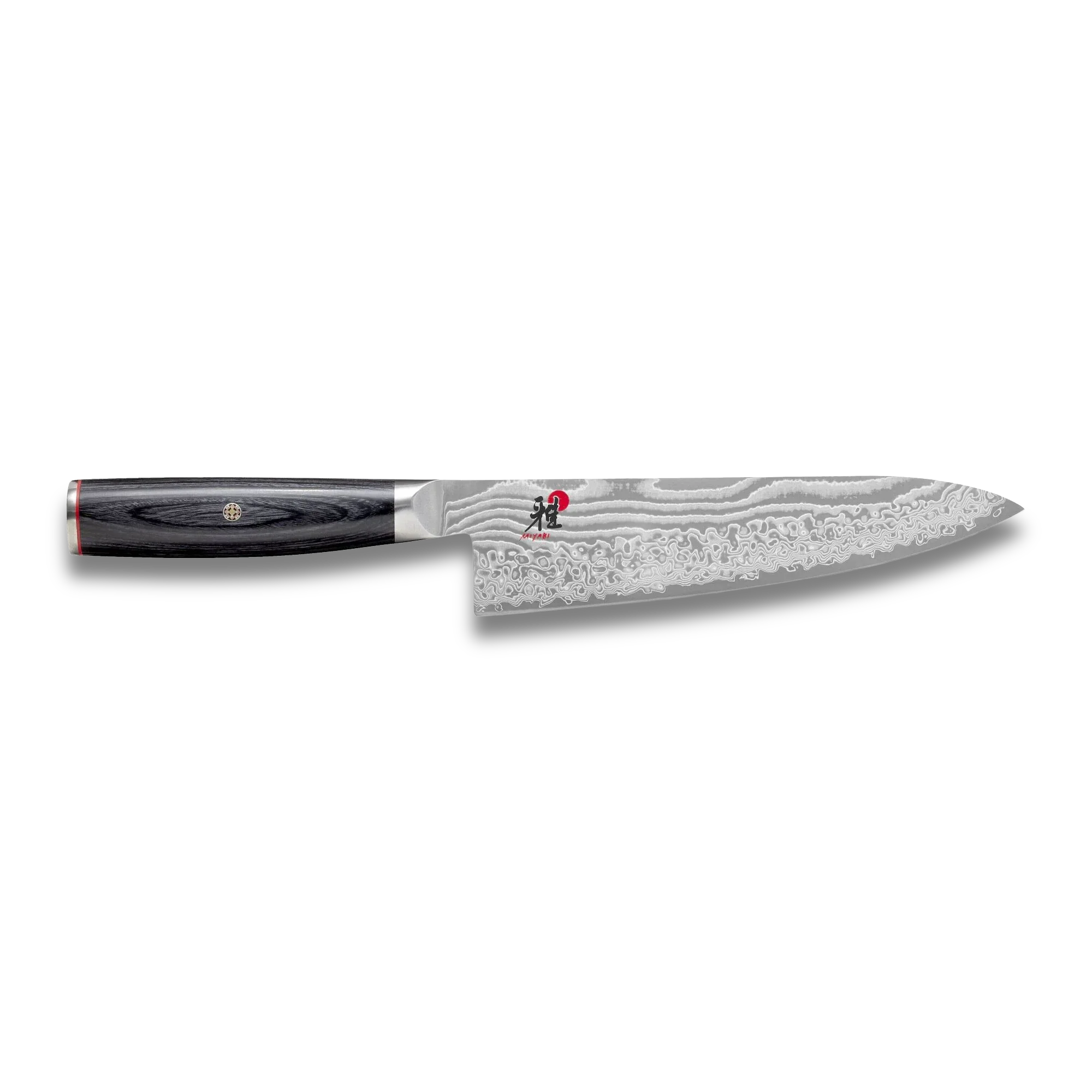 Miyabi Kaizen II 5000FCD 8″ Gyutoh Chef’s Knife – Damascus Steel, Ice-Hardened FC61 Core 