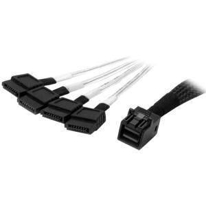 1m Internal Mini SAS to SATA Cable - SFF-8643 to 4x SATA 