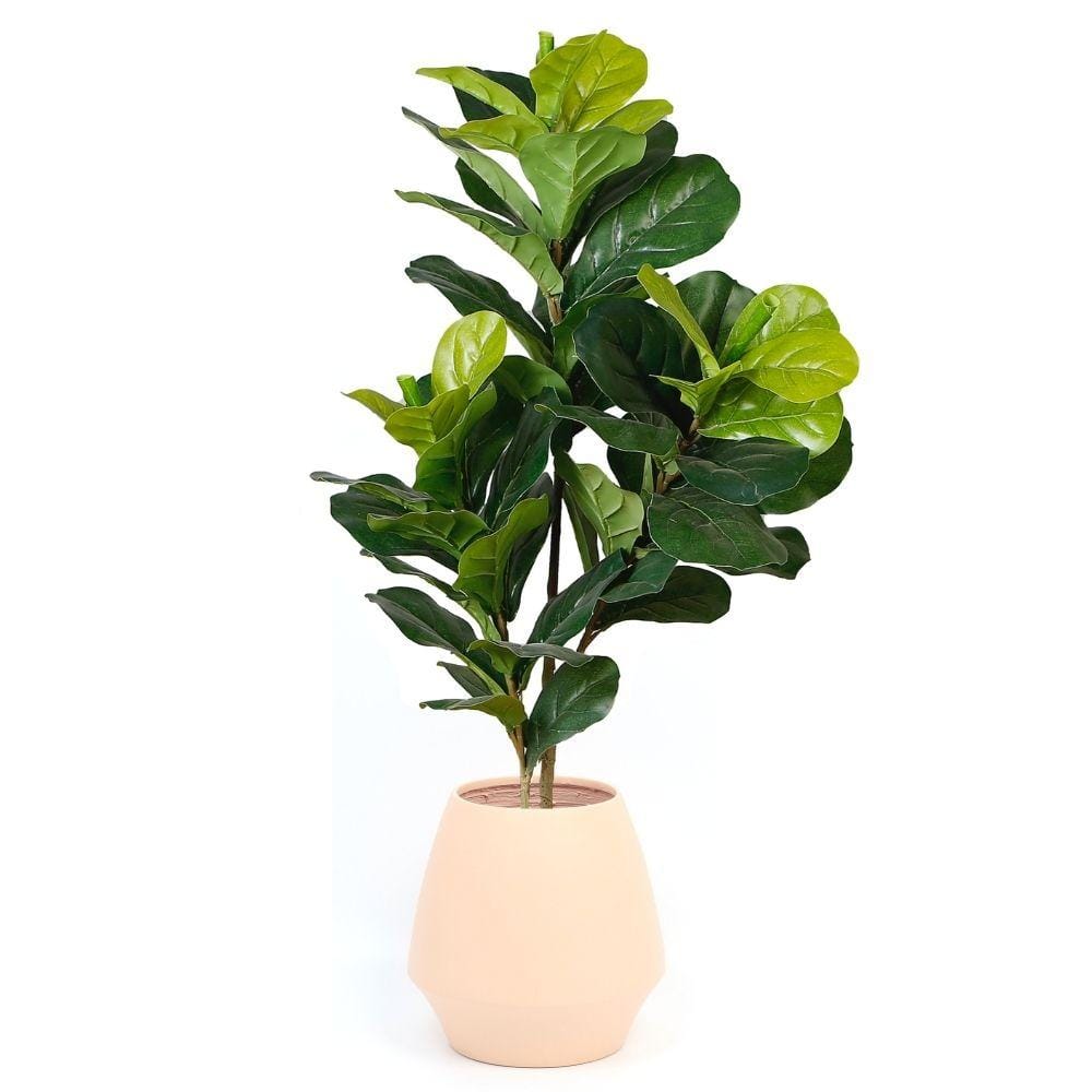 Walt - Peach Bamboo Floor Planter 