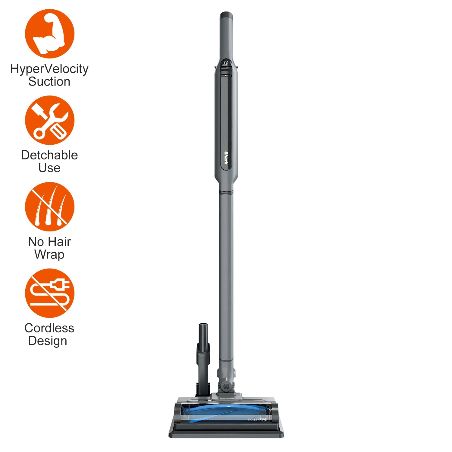 Shark WS642 WANDVAC System Lightweight Cordless Handheld Stick Vacuum With Charging Dock PowerFins Self Cleaning Brushroll Duster Crevice Tool Pet Mul 