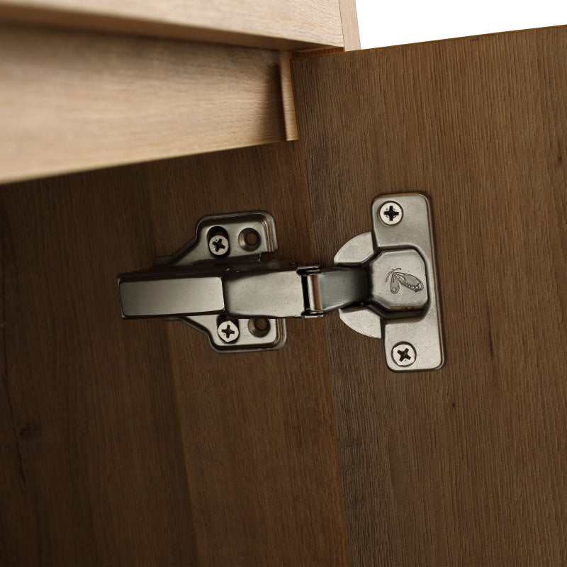 24" Freestanding Bathroom Vanity 2 Soft-Close Cabinet Doors (KD-PACKING Only Vanity without Top 