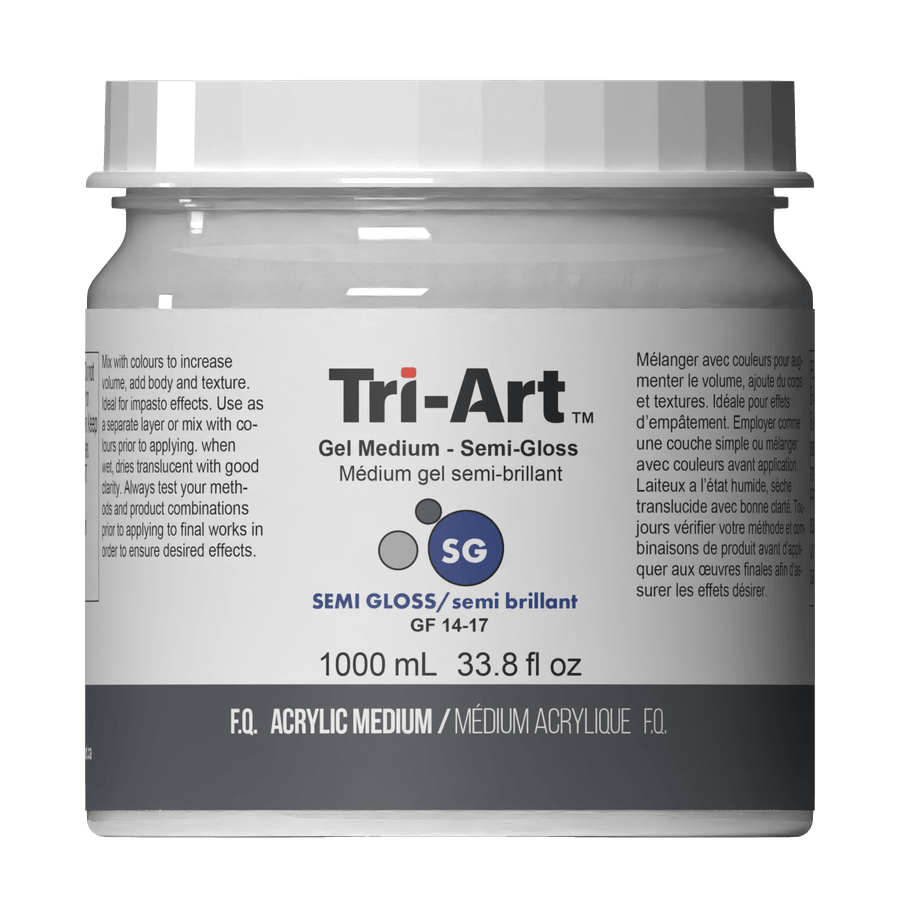 Tri-Art Mediums - Gel Medium Semi Gloss 