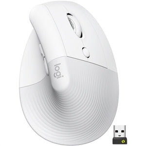 Logitech Lift Vertical Ergonomic Mouse (Off-white) 