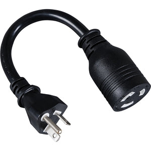 Tripp Lite 6in Power Cord Adapter Cable Heavy Duty L5-20R to 5-20P 20A 12AWG 6" 