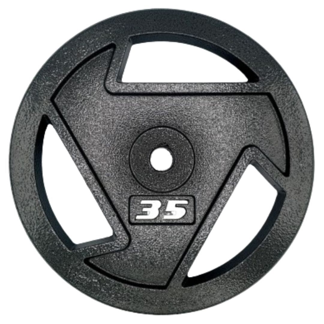 HAJEX Tri Grip Cast Iron Weight Plates 