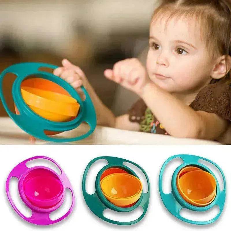 360 Rotate Universal Spill-proof Bowl Dishes 