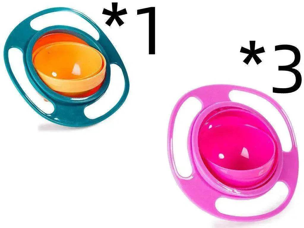 360 Rotate Universal Spill-proof Bowl Dishes 