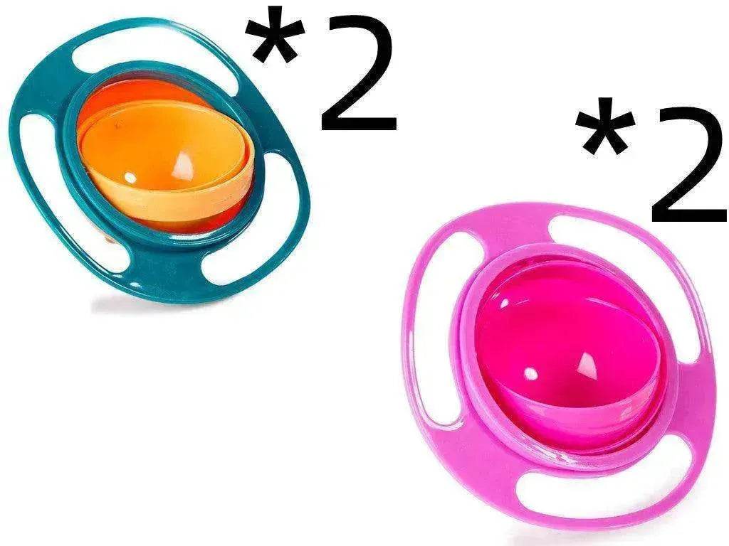360 Rotate Universal Spill-proof Bowl Dishes 