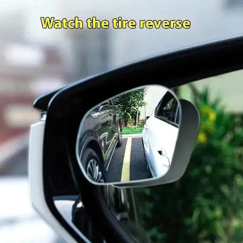 360 Degree High-definition Wide-angle Suction Cup Car Small Circular Rearview  Mirror 