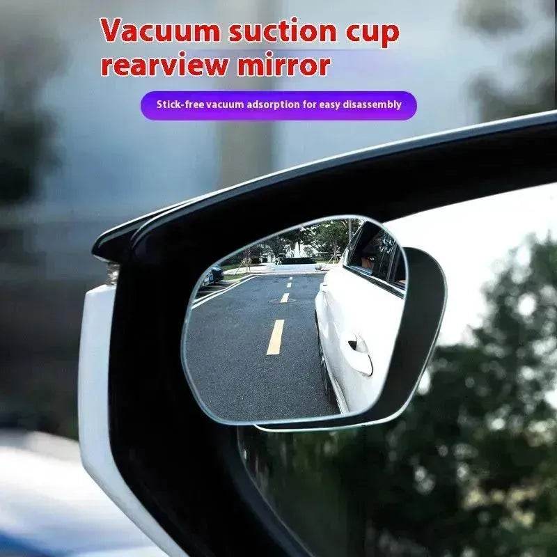 360 Degree High-definition Wide-angle Suction Cup Car Small Circular Rearview  Mirror 