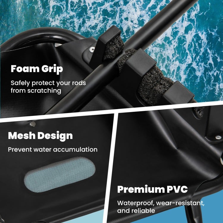 360° Rotatable Fishing Boat Accessory Set of 2 with Mount Bracket
