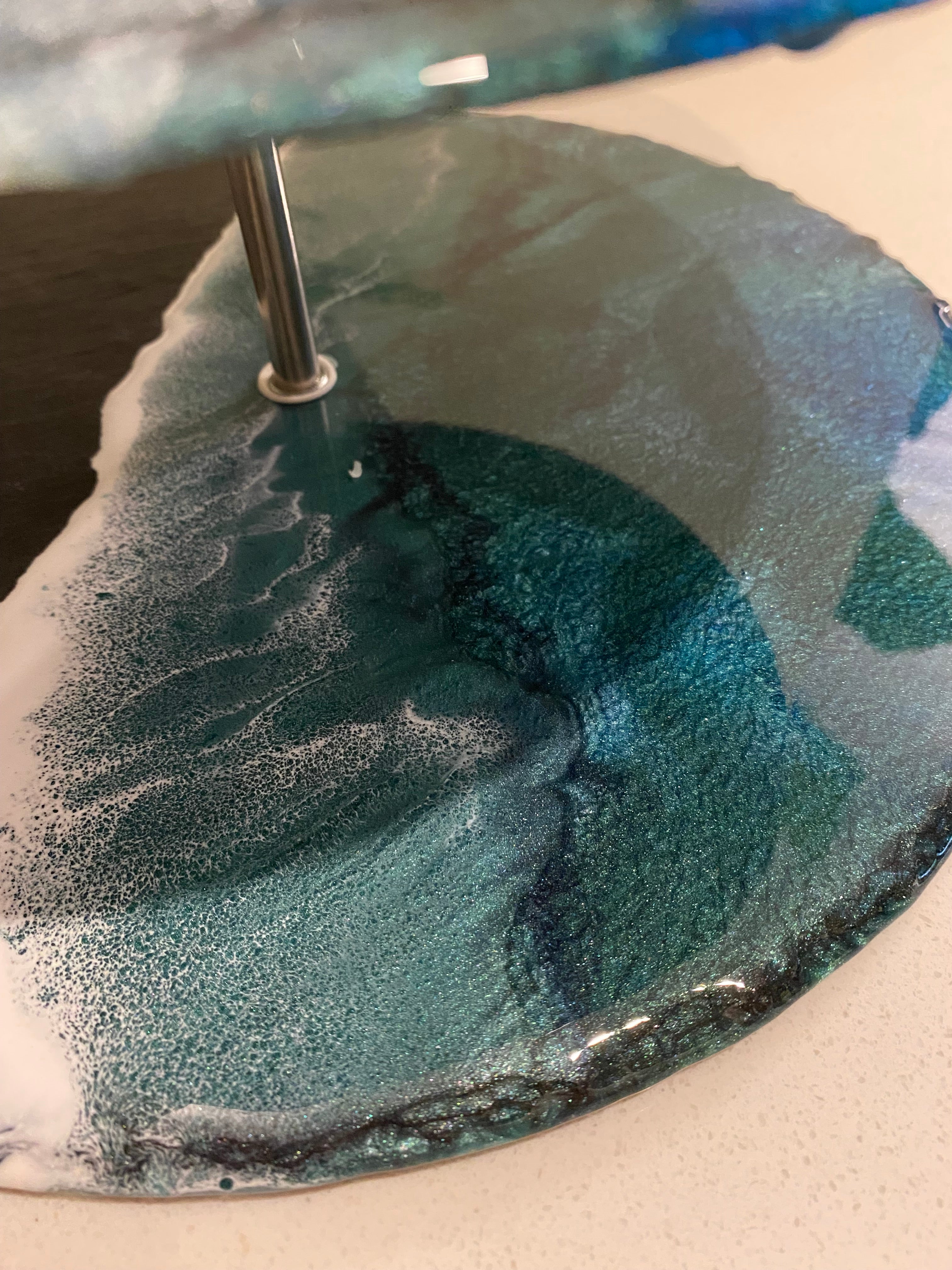 Slate Tiered Serving Platter 