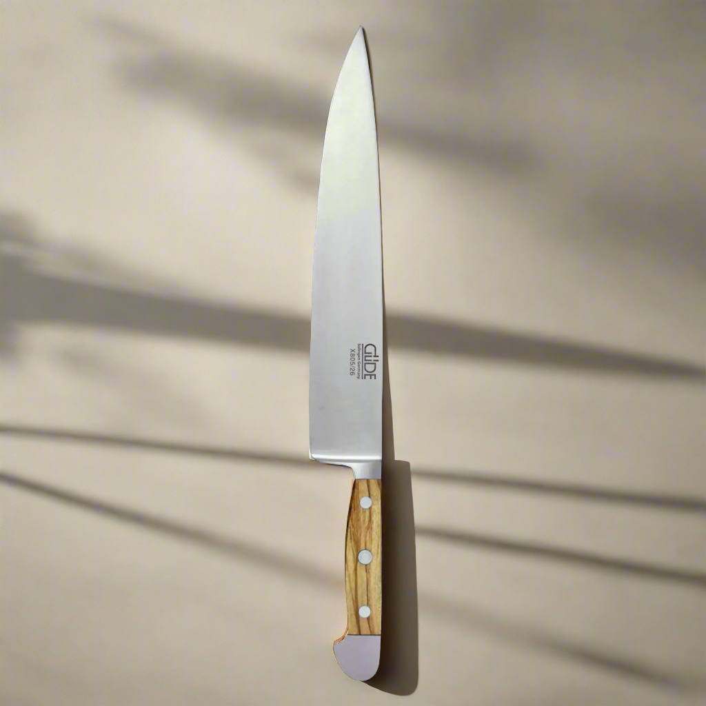ALPHA OLIVE| Chef Knife - 10" | Forged Steel with Olive Wood handle 