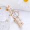 Women's Bracelet Watch Flower Disk Two-piece Bracelet Set