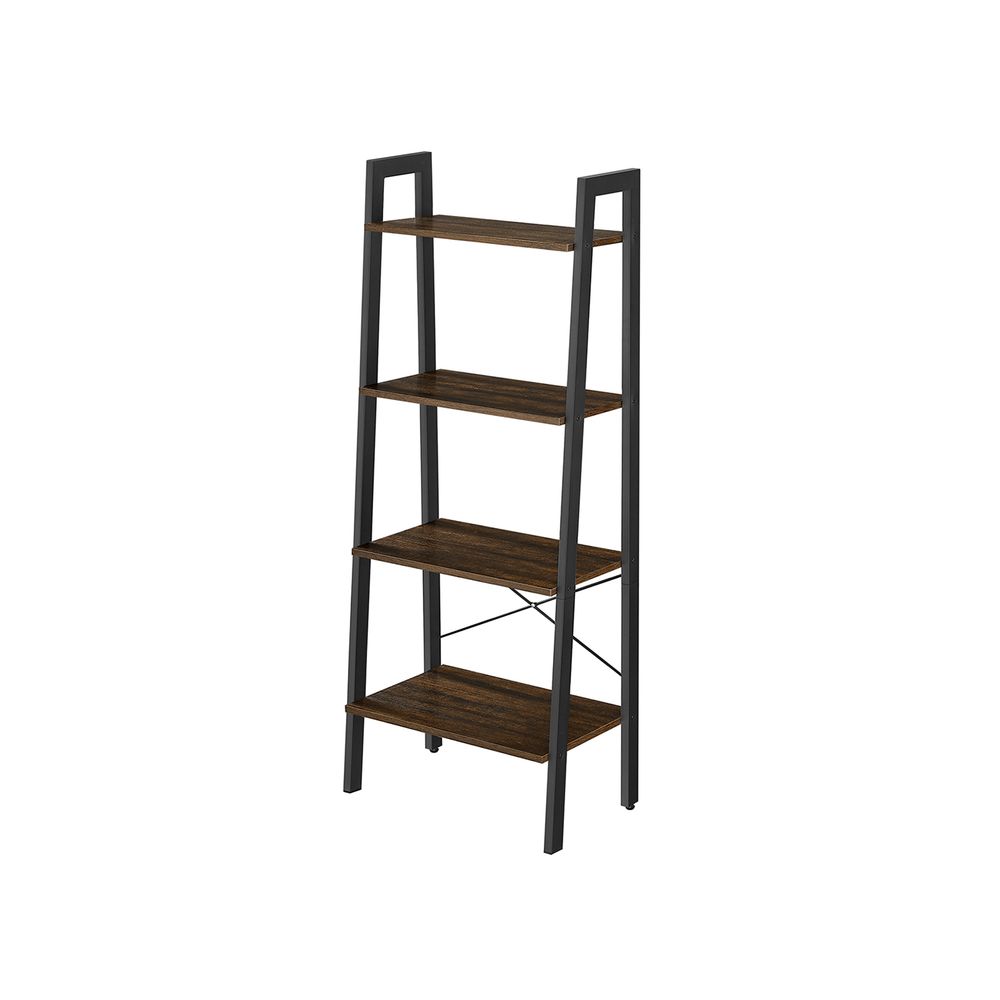 VASAGLE 4-Tier Ladder Shelf with Steel Frame 