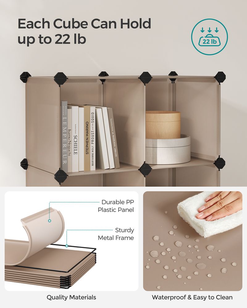 SONGMICS Cube Storage Organizer, Set of 16 