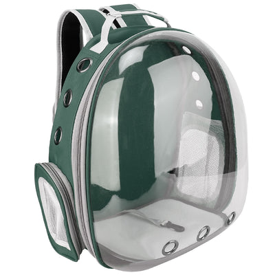 Pet Backpack Carrier Ventilate Transparent Backpack Travel Breathable Astronaut Cat Carrier For Puppies Cats Dogs Under 13LBS 