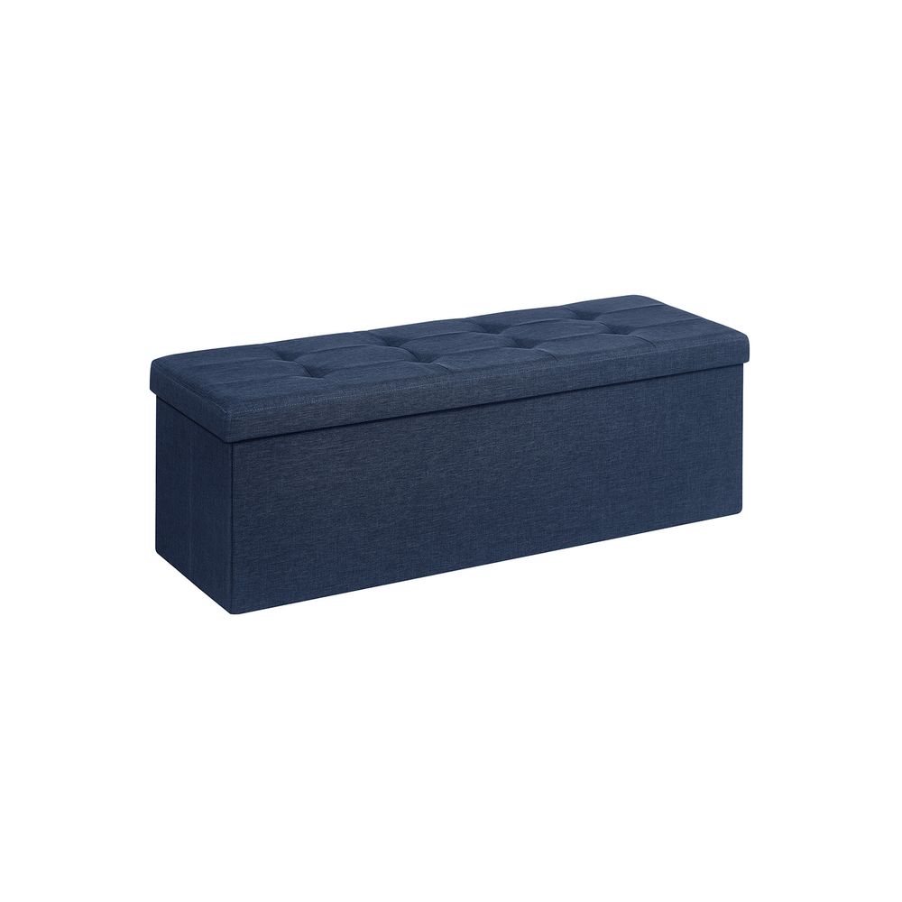 SONGMICS MAZIE Collection 43'' Folding Storage Ottoman Bench 