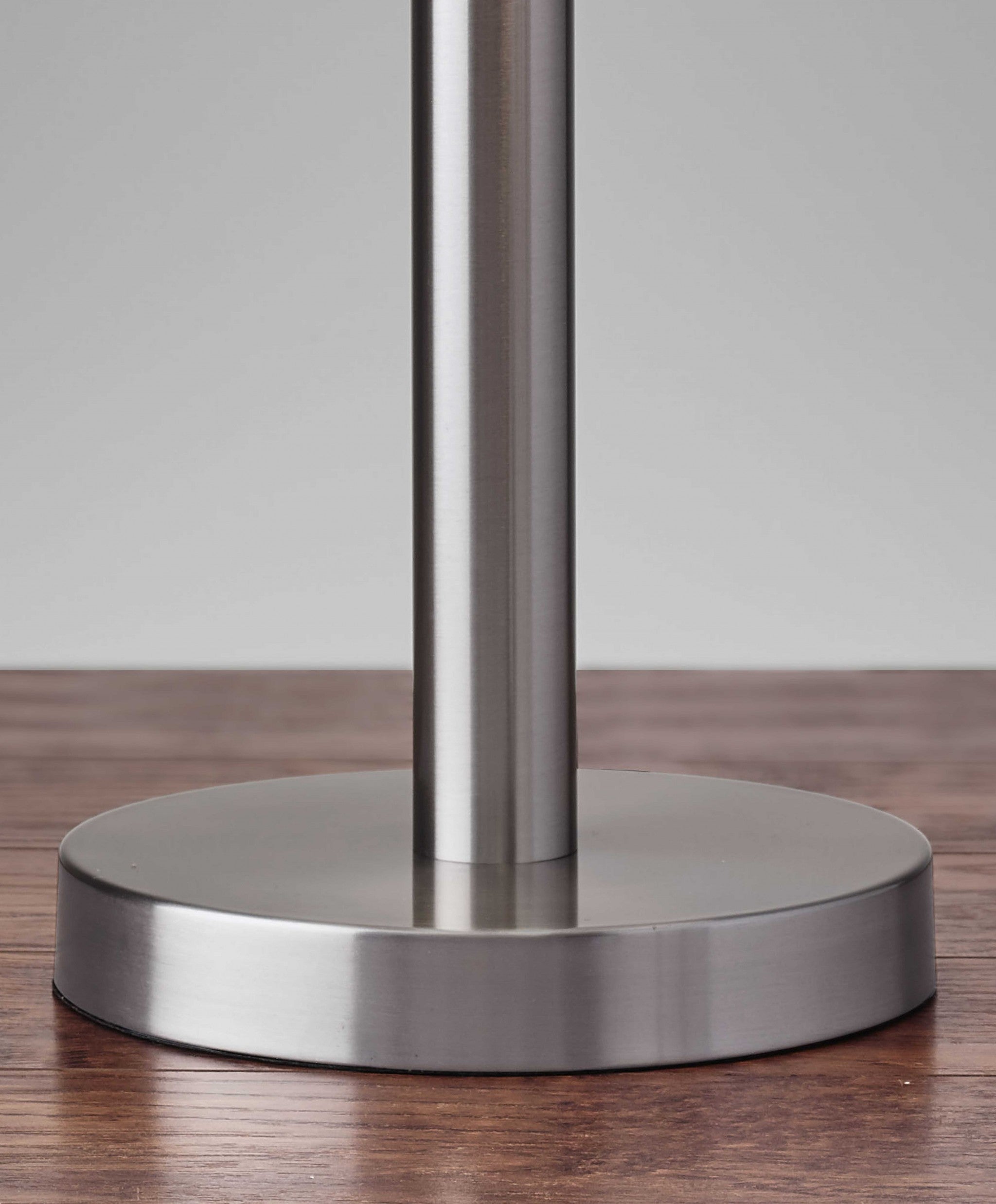 Classic Brushed Steel Metal Table Lamp