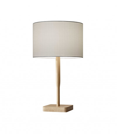 Cozy Cabin Natural Wood Table Lamp 