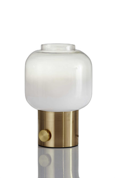Mod Pod Brass Glass Table Lamp 