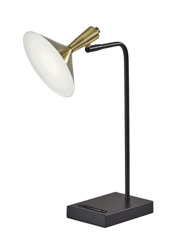 Brass Spotlight Black Metal Led Desk Lamp 